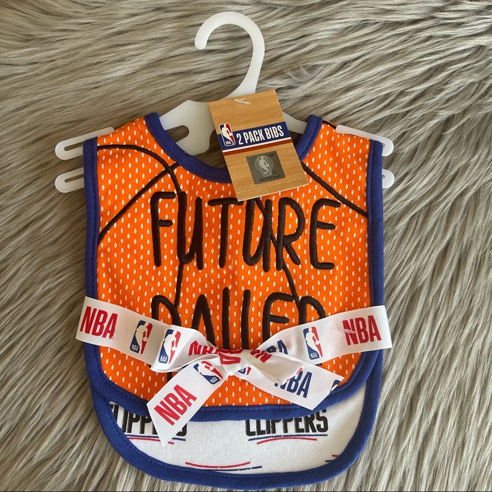 NBA Los Angeles Clippers Future Baller 2 pack baby bibs